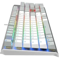 Клавиатура A4Tech Fstyler FS100 Neon (серебристый/серый) фото 8